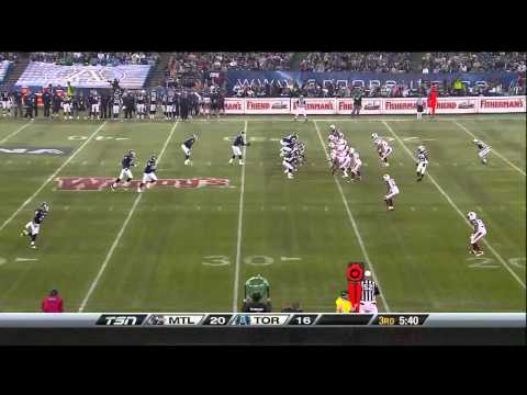 CFL Montreal 37, Toronto 30 10/29/10