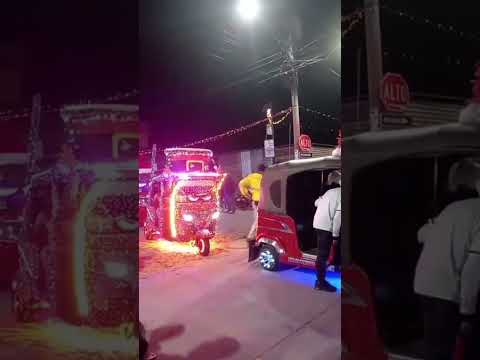 feliz navidad desfile navideño de Tuk tuk en san Cristóbal Totonicapán Guatemala 🎄🛺🎄🛺