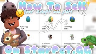 How to sell your adopt me pets on StarPet.GG #roblox #adoptme #tutorial