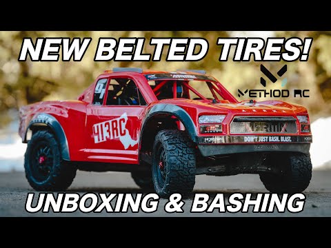 Method RC Terraform Belted Tire Review / Custom Painted Arrma Mojave Body / Insta360 Go2 & One X2