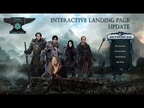 Foundry VTT - Das Schwarze Auge / The Dark Eye - Interactive Landing Page (UPDATE)