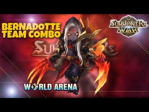 Bernadotte Team Combo in World Arena Ep. 2 - Summoners War