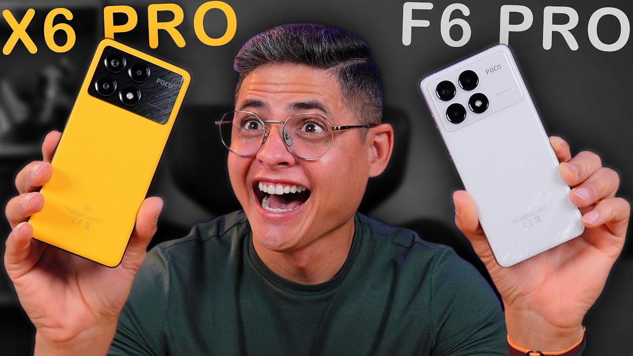 COLOQUEI o Xiaomi POCO X6 PRO ao lado do POCO F6 PRO! Qual VALE A PENA COMPRAR?