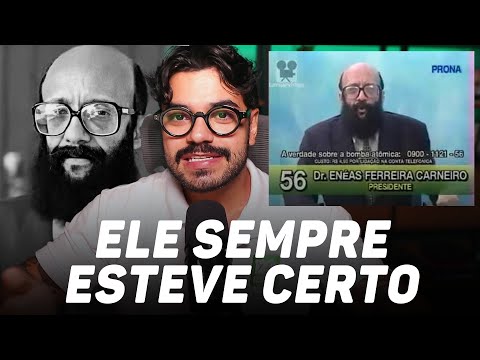 Reacting to Dr. Enéas Carneiro talking about the Atomic Bomb in 1994