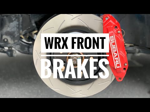 Subaru Impreza Brake Rotor and Pad Replacement- WRX 2002 - 2007 GD Front Brakes - How To