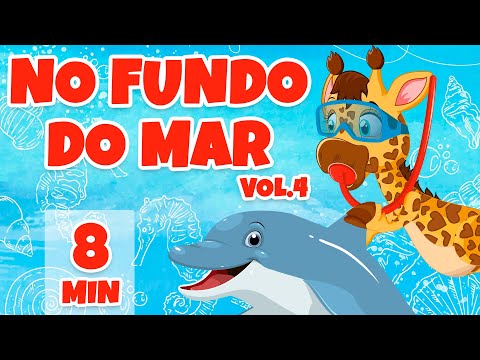 No Fundo do Mar Vol. 4 - Giramille 8 min | Desenho Animado Musical