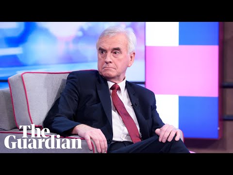 John McDonnell admits shock at UK election exit poll predicting Tory landslide