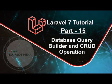 Laravel 7 Tutorial Database Query Builder and CRUD Operation