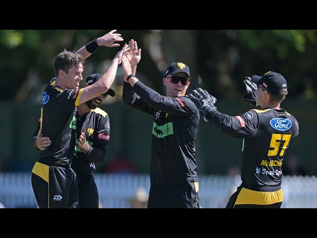 Final ball thriller! | Stags v Blaze | SHORT HIGHLIGHTS | Dream11 Super Smash | Fitzherbert Park