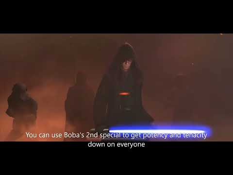 Boba Fett, Scion of Jango Fett Easy win against Lord Vader Maul Triple Tank in Territory Wars