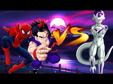 spiderman gohan vs frezzer
