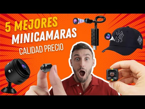 Las 5 mejores mini cámaras espías con wifi (calidad y precio.)