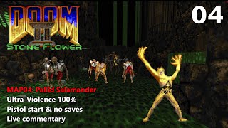 Doom II: Stone Flower - MAP04: Pallid Salamander - Ultra-Violence 100%