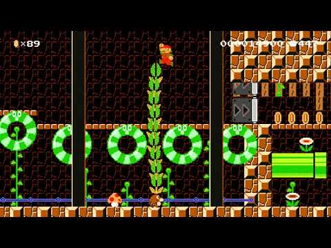 [5-3] The Deadly Piranha Towers by bruhhhhhh - SUPER MARIO MAKER - NO COMMENTARY 1bf