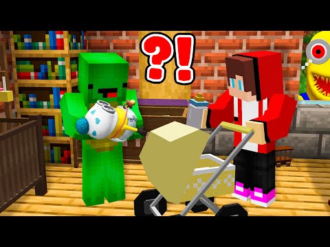 JJ & Mikey Face SCARY MINION in Minecraft Challenge