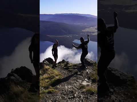 Dancing in the mountains #party #mountaingoats #cloudsurfing #disco #happy