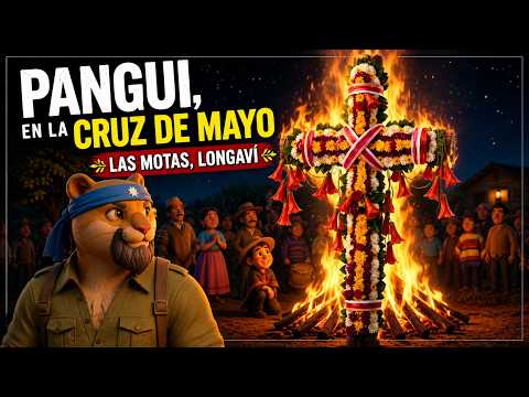 🐾🌙 Pangui, en la Cruz de Mayo-Las Motas, Longaví