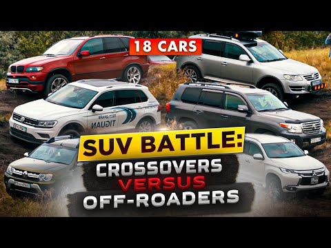 SUV Battle 2021: Crossovers versus Off-Roaders | Pajero, Tiguan, Outback, Touareg, Land Cruiser, X5