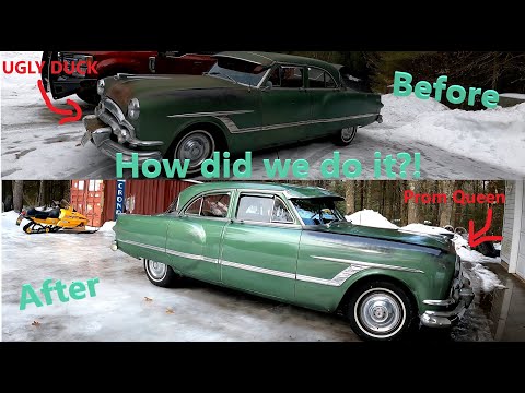 Finishing the 1953 Packard Cavalier. First Drive since 1996 and full buff job!