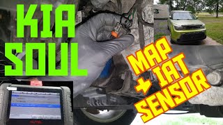 Kia Soul MAP sensor & IAT sensor location PO113 code & wire issue