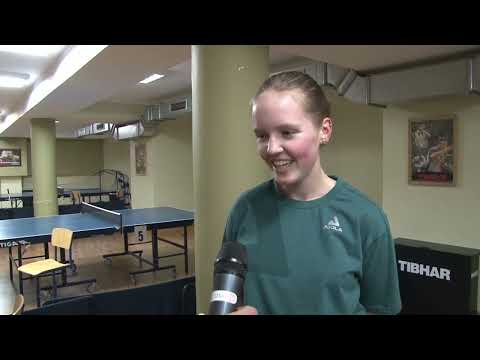 Lietuvos jaunimo stalo teniso čempione tapo šešiolikmetė alytiškė Karina Ivanauskaitė