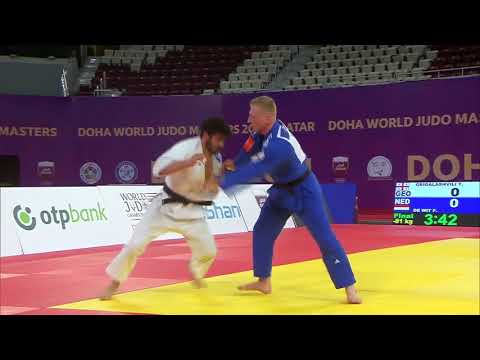 GRIGALASHVILI Tato GEO DE WIT Frank NED  81Kg Final Doha World Judo Masters 2021
