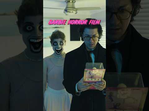 BARBIE HORROR FILM 👻(She’s a killer 😱 🔪) #horrorshorts #barbiemovie #horrorshortflim #scary
