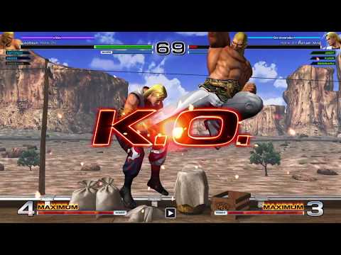 The King Of Fighters XIV - Fredson (Dinosaur/Antonov/Geese) VS Rafael (Andy/Kukai/Benimaru)