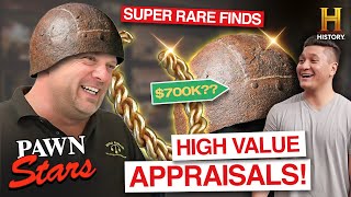 7 HIGH VALUE APPRAISALS (Major Money for Super Rare Items) | Pawn Stars