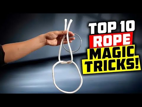 WOW! TOP 10: BEST ROPE MAGIC TRICKS REVEALED 👉FREE TUTORIALS!2.5M