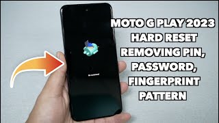 Moto G play 2023 How to Hard Reset Removing PIN, Password, Fingerprint pattern for metro by-t-mobile