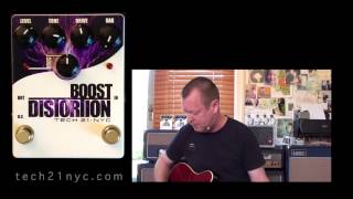 Video thumbnail for Tech 21 Boost Distortion by Tech21nyc