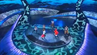 Pirates of the Sea - Wolves of the Sea (Eurovision 2008 - Latvia) Broadcasting by ERT
