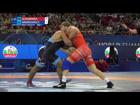 1/4 GR - 97 kg: A. ALEKSANYAN (ARM) v. R. NADAREISHVIL (GEO)