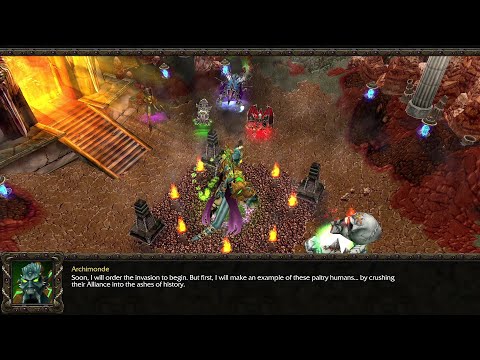 Archimonde single-handedly destroy the Alliance forces in Nethergarde