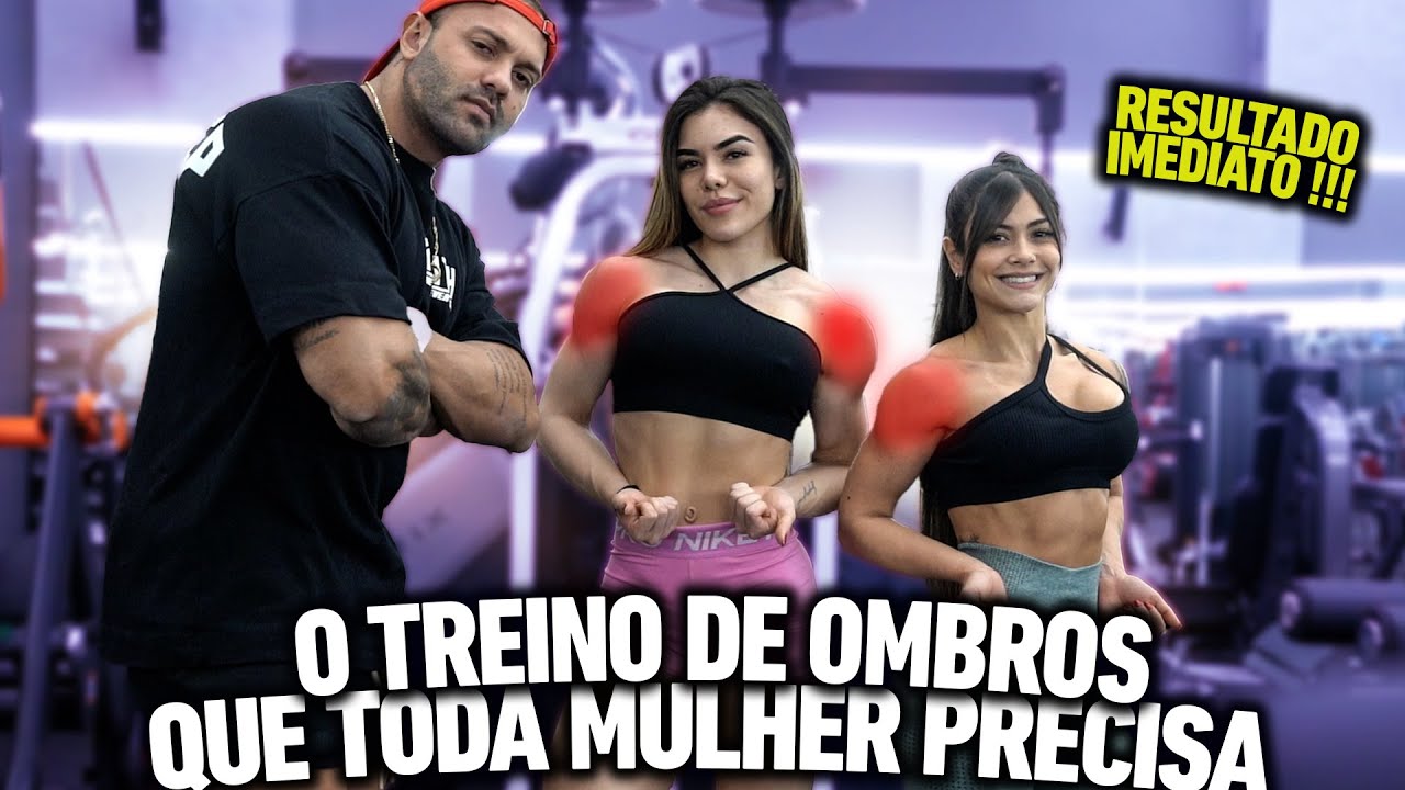 O TREINO DE OMBROS QUE TODA MULHER PRECISA FAZER !!!