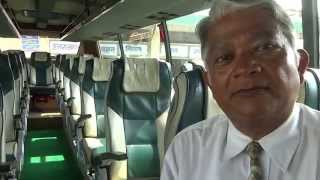 preview picture of video 'Aruna & Hari Sharma in Volvo Bus at Haldwani to Delhi, may 23, 2014'