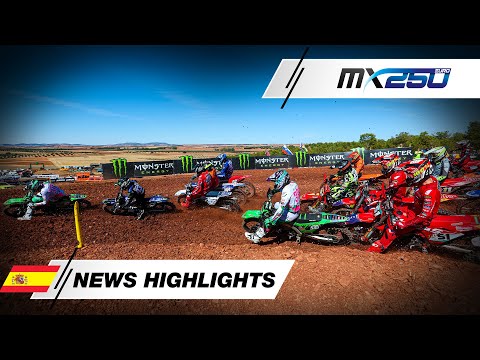 News Highlights | EMX250 Race 1 | MXGP of Castilla la Mancha 2024 #MXGP #Motocross