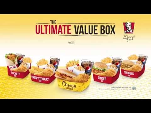 KFC Ultimate Value Box - 5 Tasty Items in Every Box!