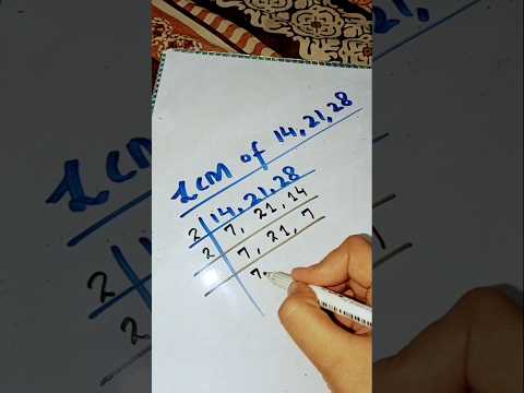 lcm of 14 21 28 #lcm #maths #trending #lcm