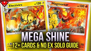 How To Beat Every Expert Solo Battle With 12 or more Mega Shine Cards! (NO EX) | Pokémon TCG Pocket