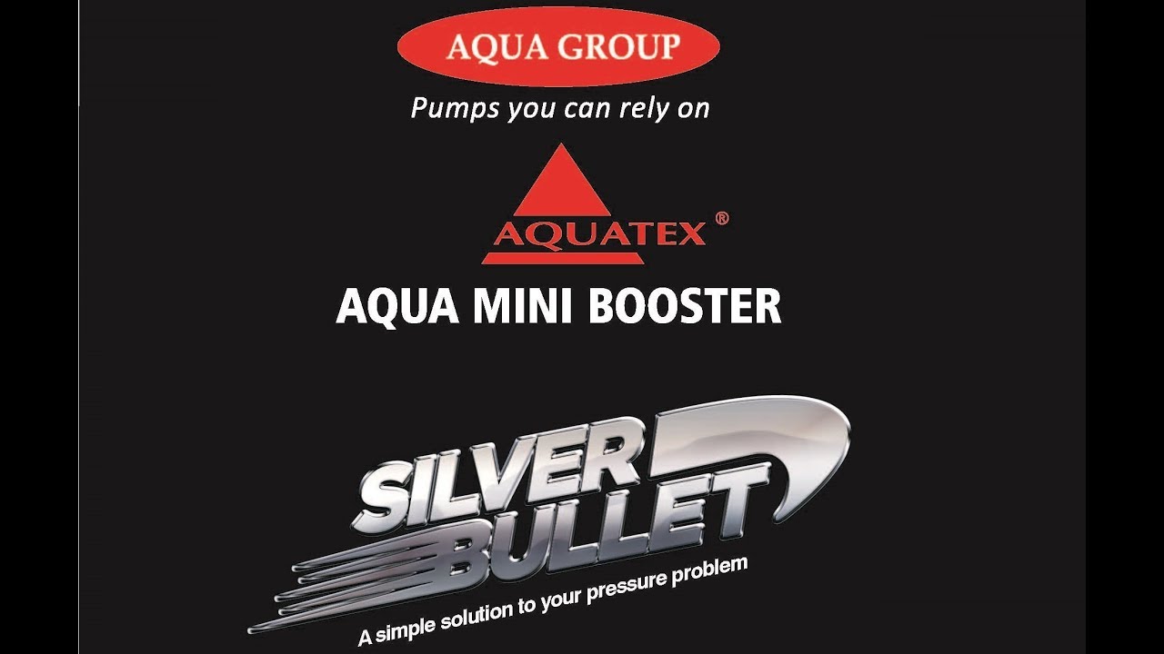 Texmo and Aquatex Pumps from Aqua Group - Aquatex Silver Bullet - Pressure Pump - Pressure Setting