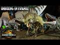 LAS NUEVAS FIGURAS DE JURASSIC WORLD REBIRTH D REX SPINOSAURUS MOSASAURUS TITANOSAURUS REVIEW