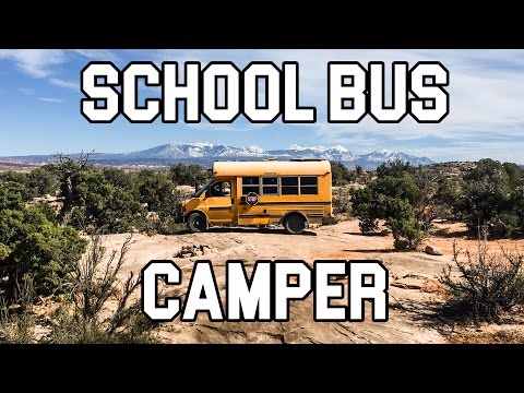 School Bus Conversion In 11 Days | Tiny House on Wheels [4K]