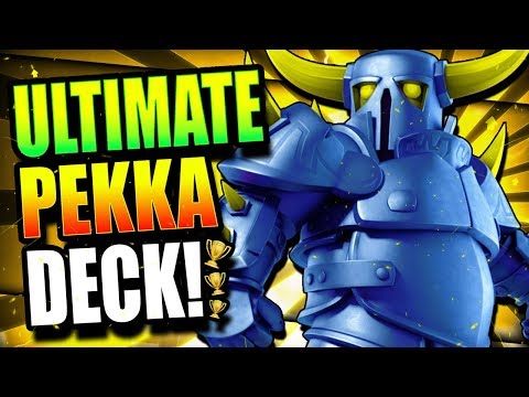 *WOW* NEW & IMPROVED PEKKA CONTROL DECK DESTROYS LADDER! EASY DECK!