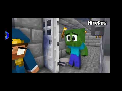 Monster School: Baby Zombie Prison Escape - Sad story Happy ending - Minecraft
