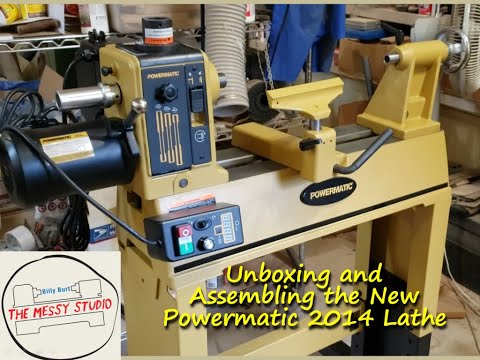 Unboxing and Assembling the New Powermatic 2014 Lathe