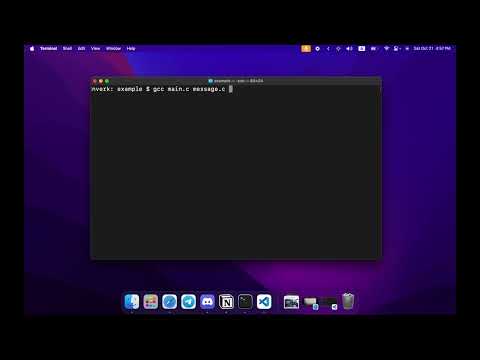 How to compile and run C code on your Mac
