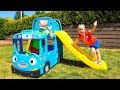 Wheels On The Bus Nursery Rhymes Kids Songs Gaby And Alex