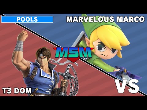 Offline MSM 236 - CG UCI | T3 Dom (Richter) VS W8 | Marvelous Marco (Toon Link) Wave 1 Pools
